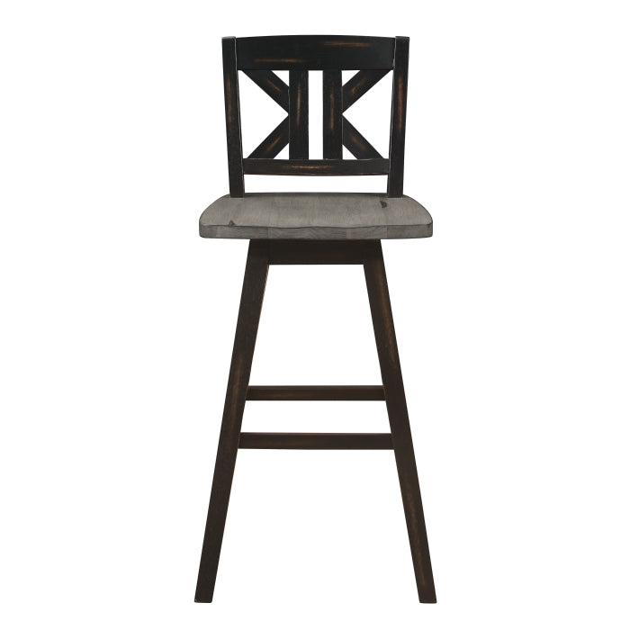 Amsonia Swivel Pub Height Chair (5602-29BKS1)