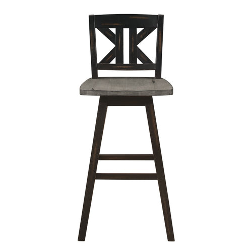 Amsonia Swivel Pub Height Chair (5602-29BKS1)