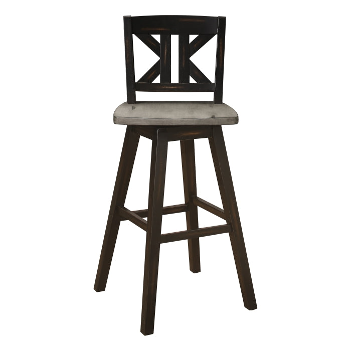 Amsonia Swivel Pub Height Chair (5602-29BKS1)