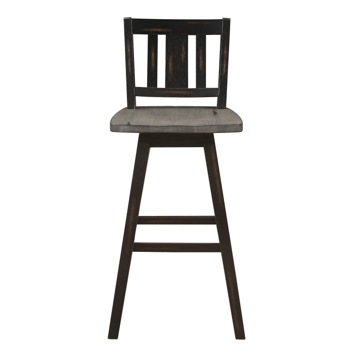 Amsonia Swivel Pub Height Chair (5602-29BKS2)