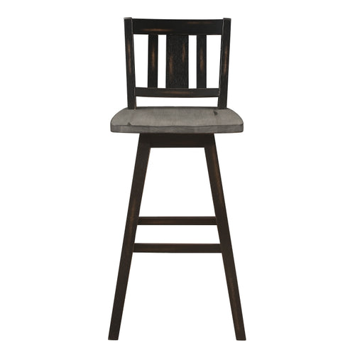 Amsonia Swivel Pub Height Chair (5602-29BKS2)