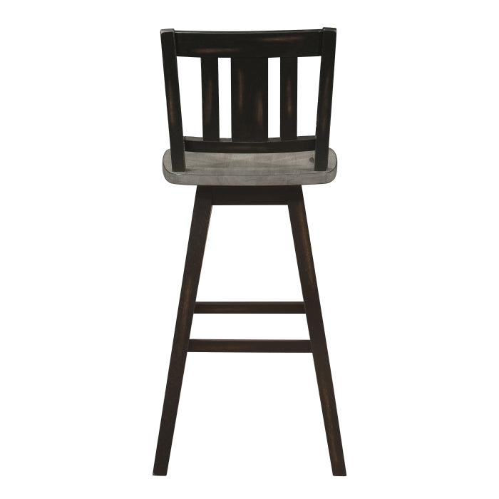 Amsonia Swivel Pub Height Chair (5602-29BKS2)