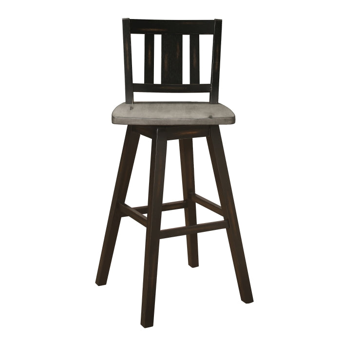 Amsonia Swivel Pub Height Chair (5602-29BKS2)