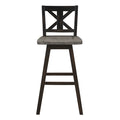 Amsonia Swivel Pub Height Chair (5602-29BK)