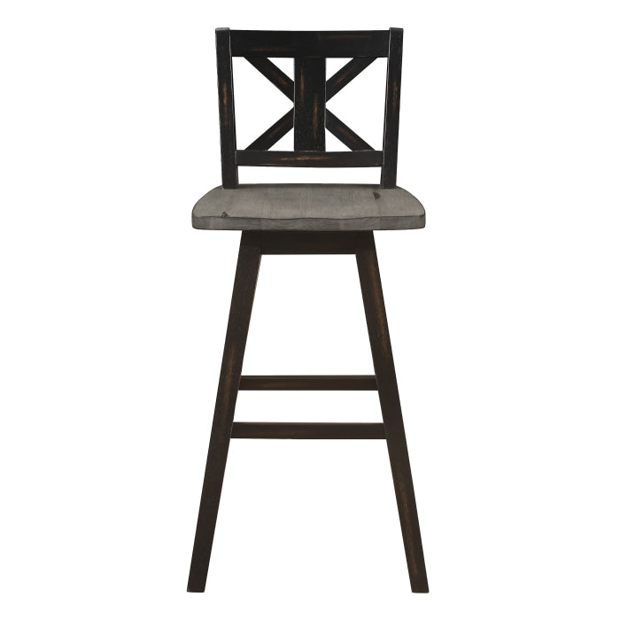 Amsonia Swivel Pub Height Chair (5602-29BK)