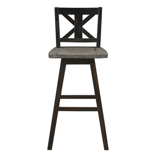 Amsonia Swivel Pub Height Chair (5602-29BK)