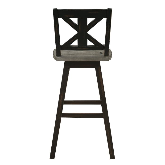 Amsonia Swivel Pub Height Chair (5602-29BK)