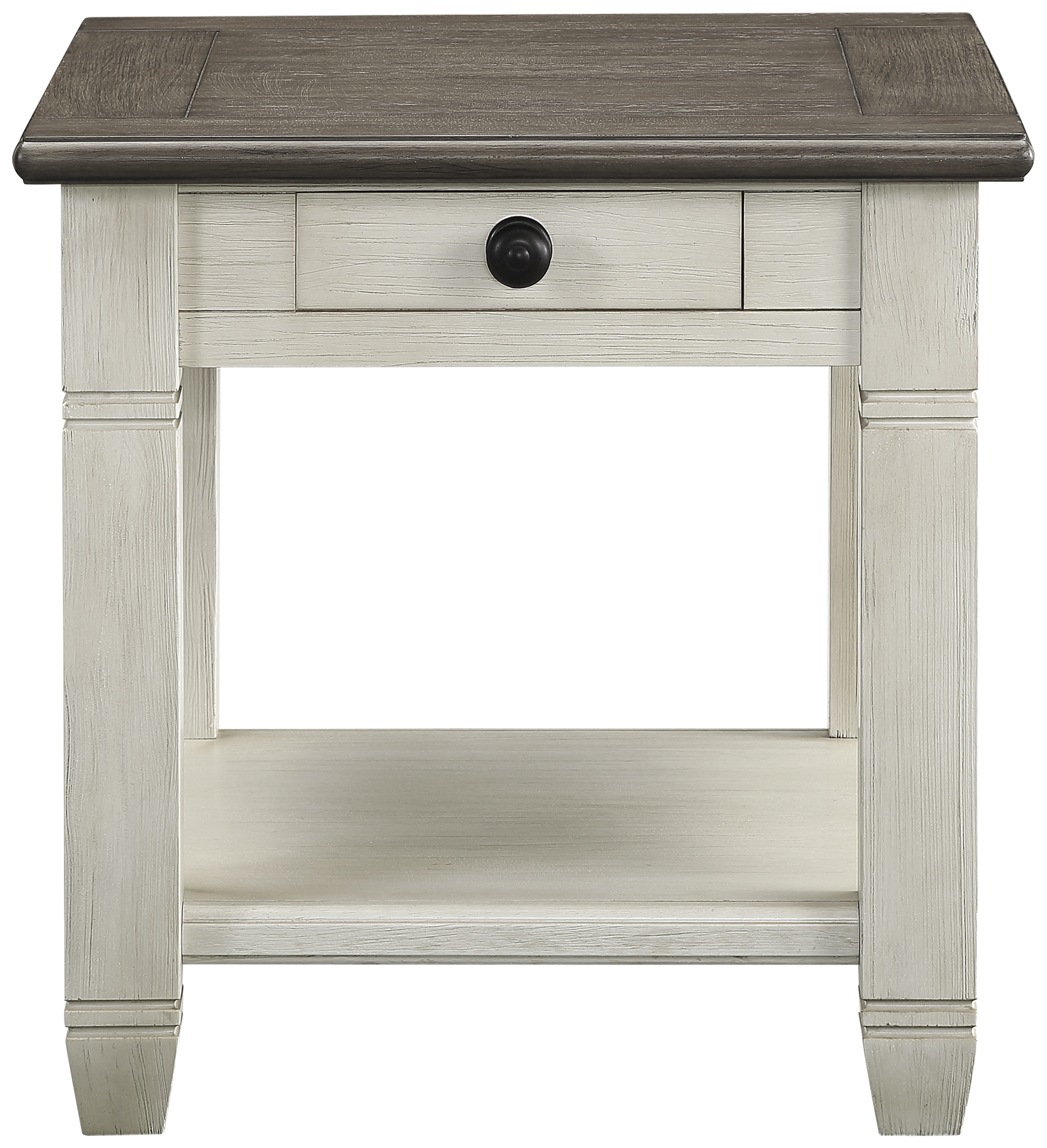 Granby White End Table