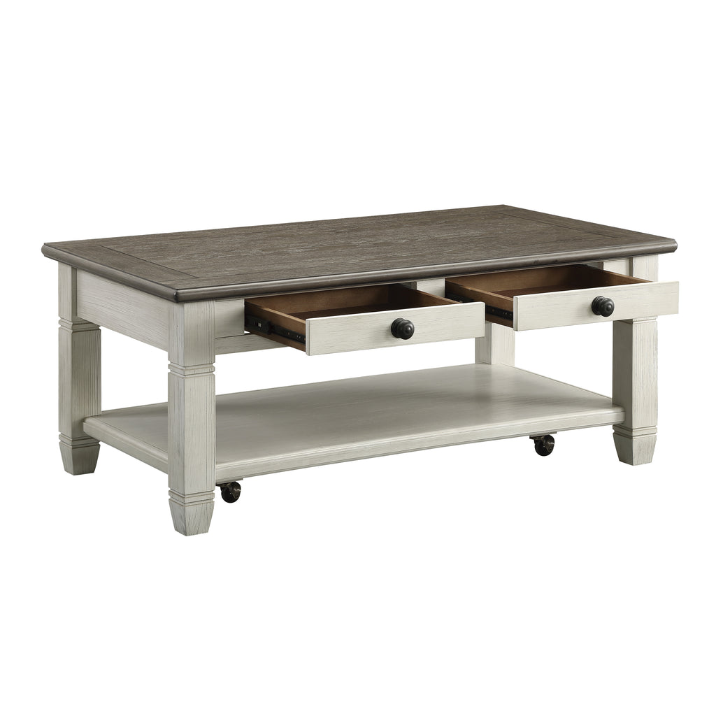 Granby White Coffee Table