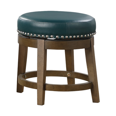 Westby Round Swivel Stool, Green - transparent product image