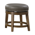 Westby Round Swivel Stool, Gray - transparent product image