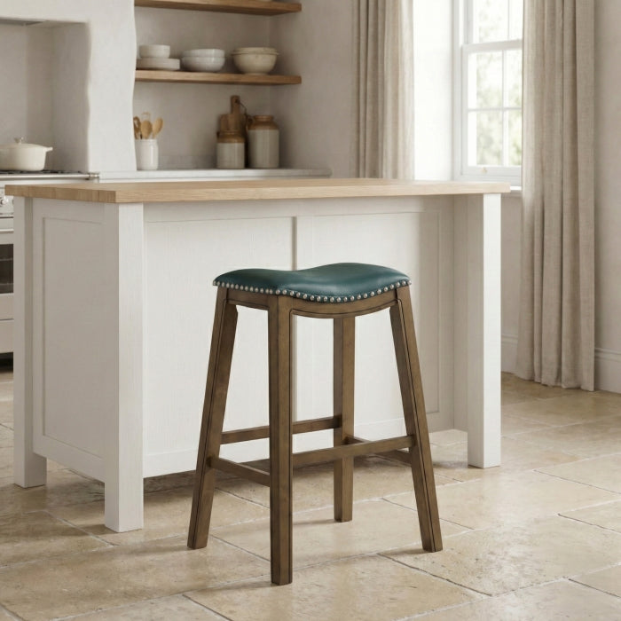 Ordway 29 Pub Height Stool, Green
