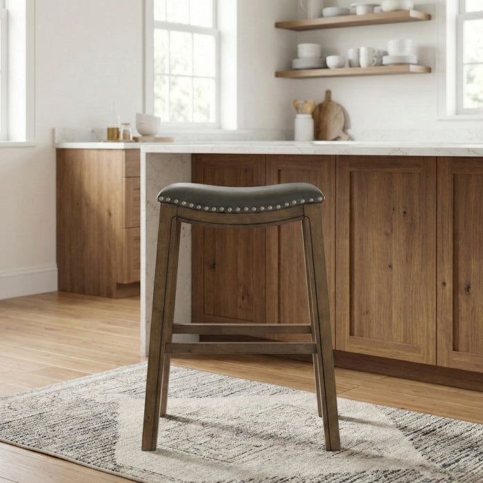 Ordway 29 Pub Height Stool, Gray
