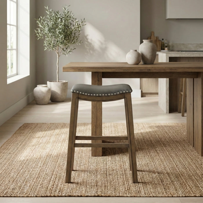 Ordway 29 Pub Height Stool, Gray