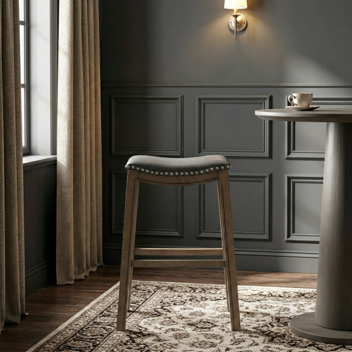 Ordway 29 Pub Height Stool, Gray