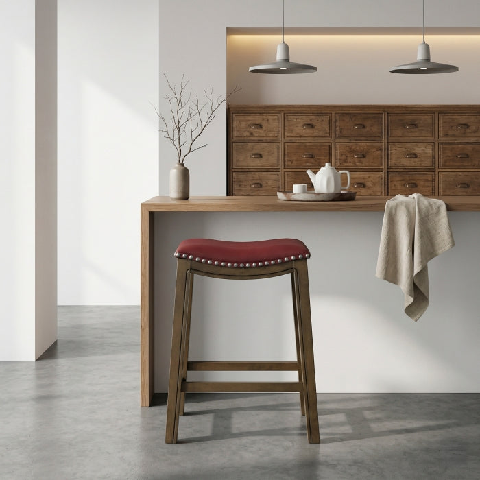 Ordway 24 Counter Height Stool, Red