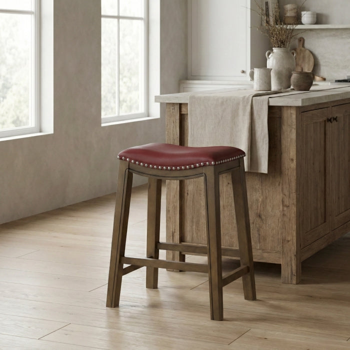 Ordway 24 Counter Height Stool, Red