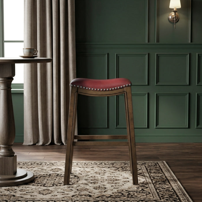 Ordway 29 Pub Height Stool, Red