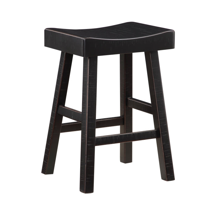 Caspian Counter Height Stool (5687BLK-24)