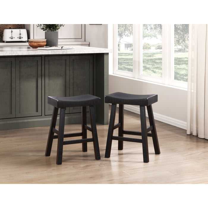 Caspian Counter Height Stool (5687BLK-24)