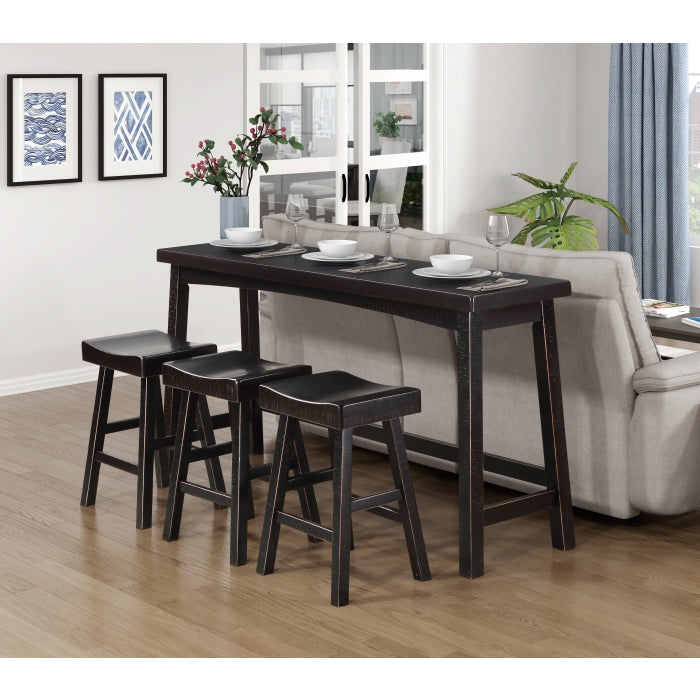 Caspian Counter Height Stool (5687BLK-24)
