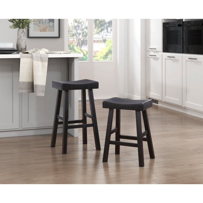 Caspian Counter Height Stool (5687BLK-24)