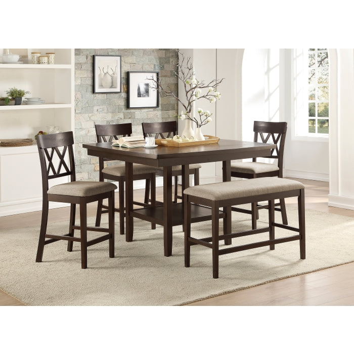 Balin Counter Height Chair, Double X Back