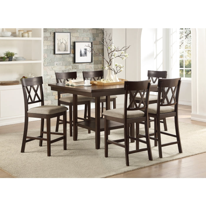 Balin Counter Height Chair, Double X Back