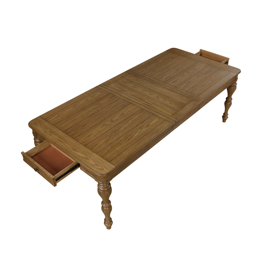 Classic Wyatt walnut colour Extension Dining Table