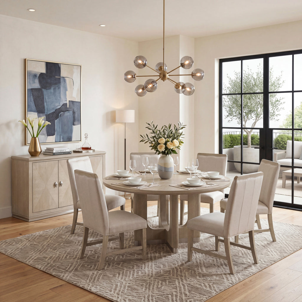 Clara 54in Round Dining Table