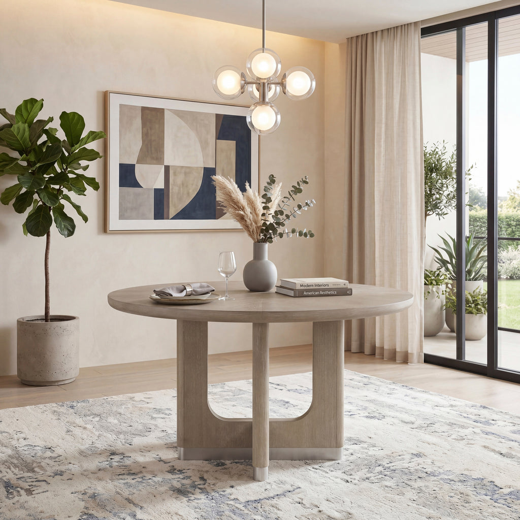 Clara 54in Round Dining Table