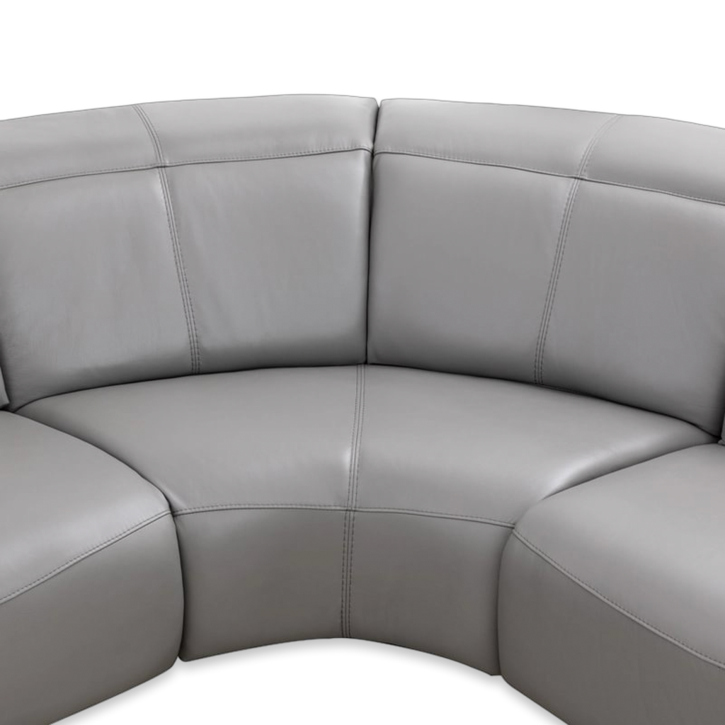 Smart CineFlex Grey Power Reclining Sectional sofa & USB-C Charging ,Bluetooth