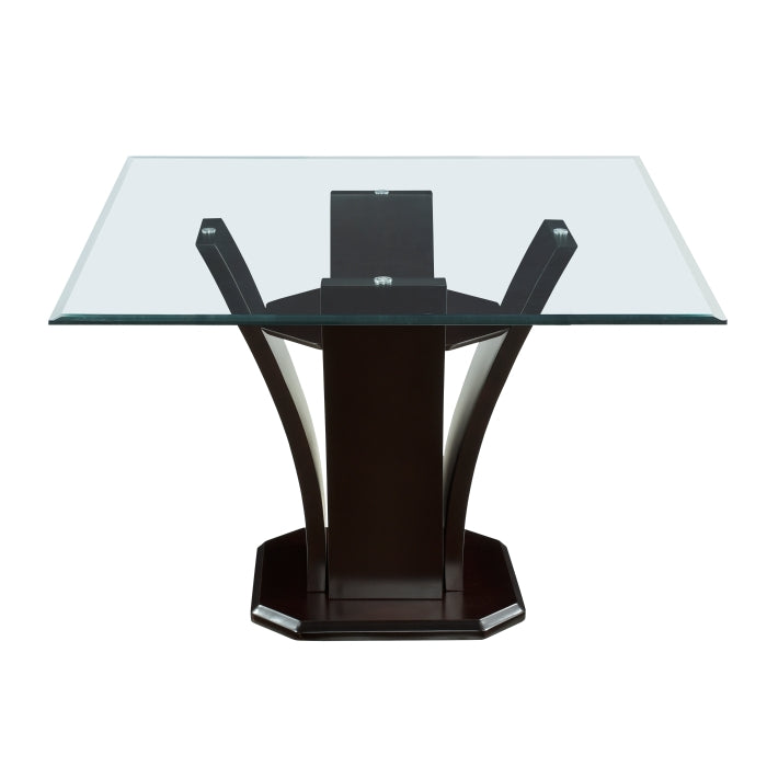 Daisy Round Dining Table, Glass Top