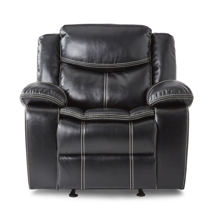 Bastrop Glider Reclining Chair (8230BLK-1)
