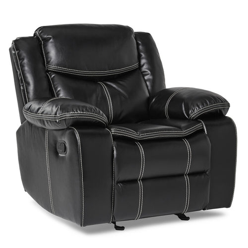 Bastrop Glider Reclining Chair (8230BLK-1)