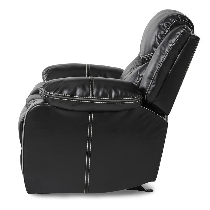 Bastrop Glider Reclining Chair (8230BLK-1)