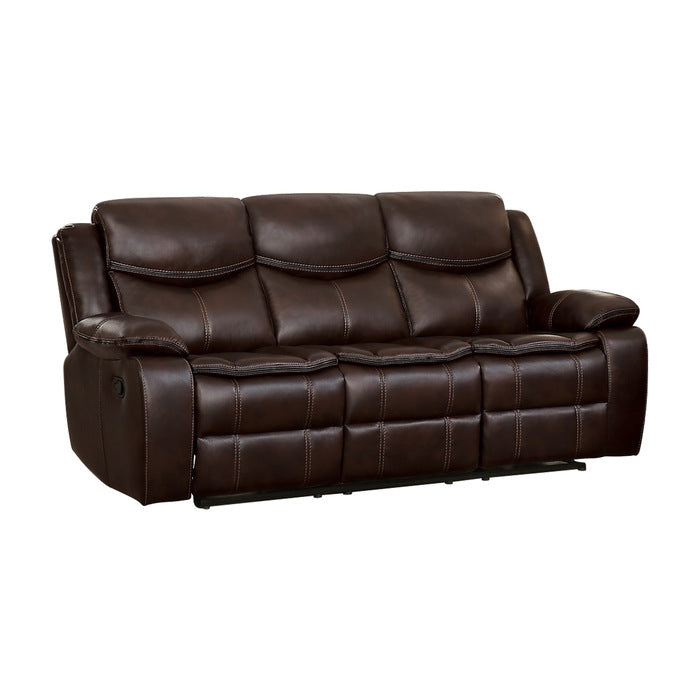 Bastrop Double Reclining Sofa (8230BRW-3)