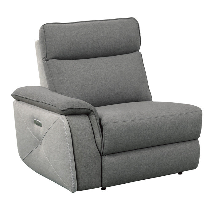Maroni Power Double Reclining Sofa with Power Headrests (8259DG-3PWH*)