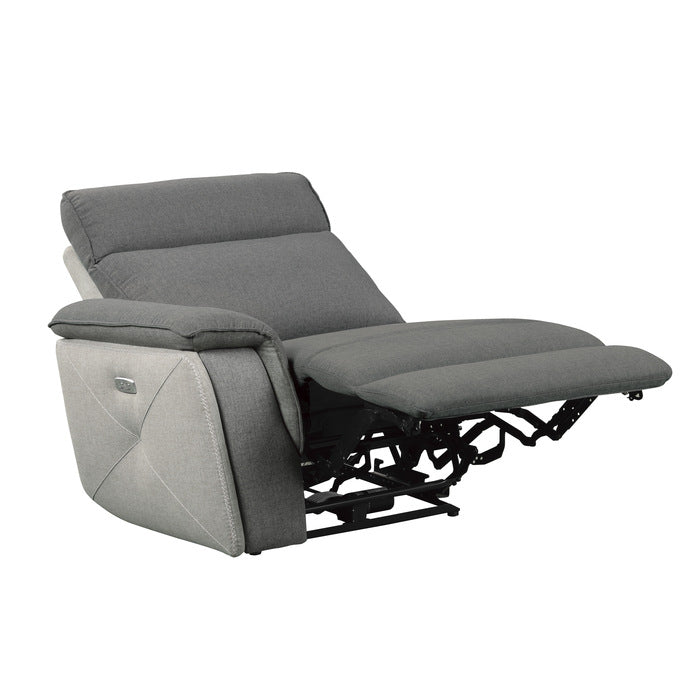 Maroni Power Double Reclining Sofa with Power Headrests (8259DG-3PWH*)
