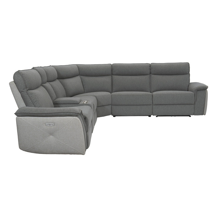 Maroni 6-Piece Modular Power Reclining Sectional with Power Headrests