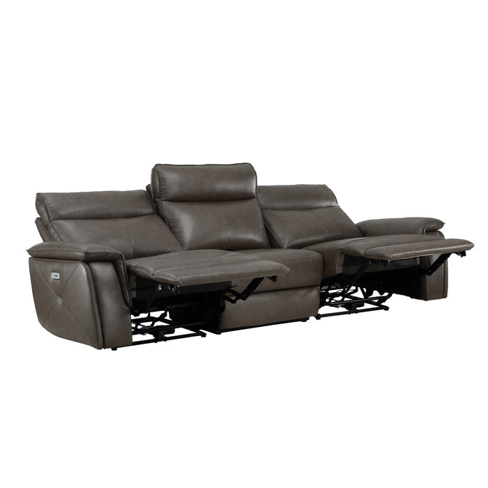 Maroni Power Double Reclining Sofa with Power Headrests (8259RFDB-3PWH*)