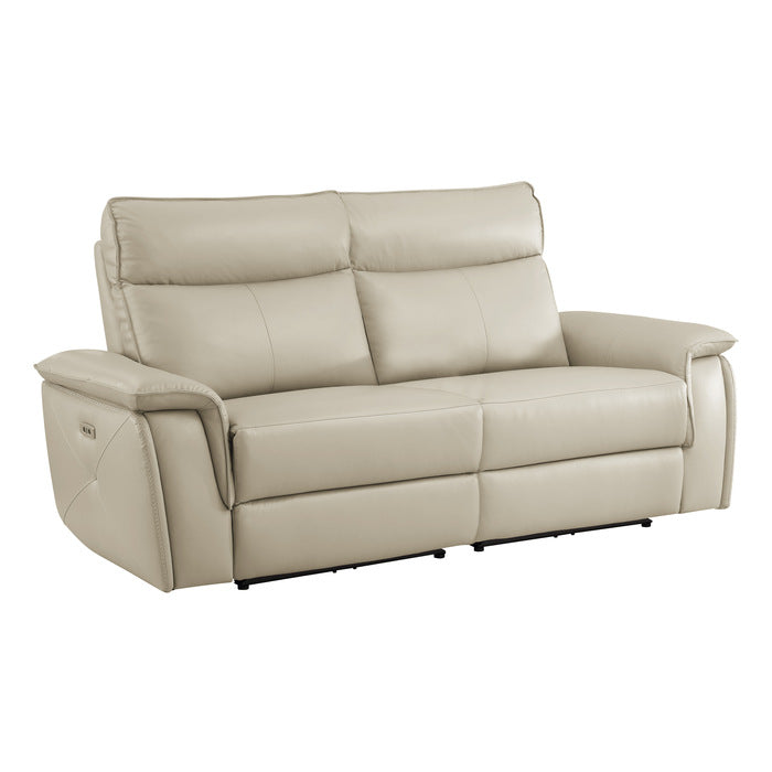 Maroni Power Reclining Loveseat — Taupe Power