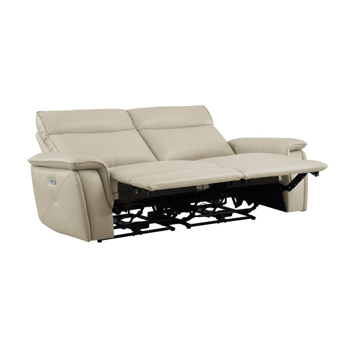 Maroni Power Reclining Loveseat — Taupe Power