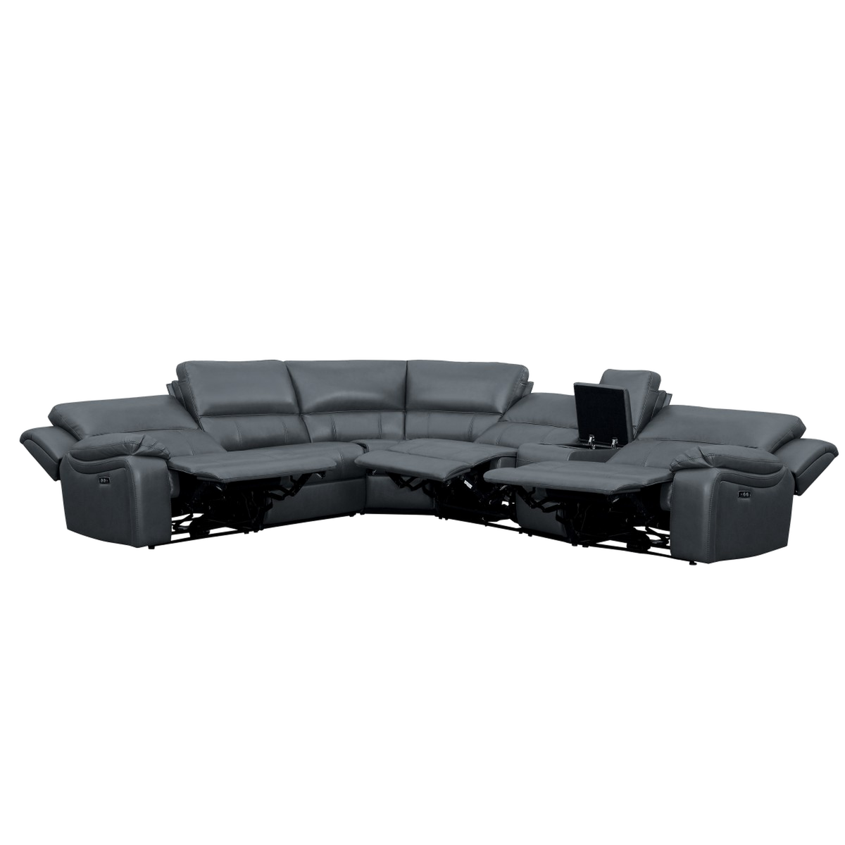 PRS-Falun 6-Piece Power Reclining Sectional front view