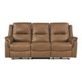 Haven Power Double Reclining Sofa (8301BRW-3PW)
