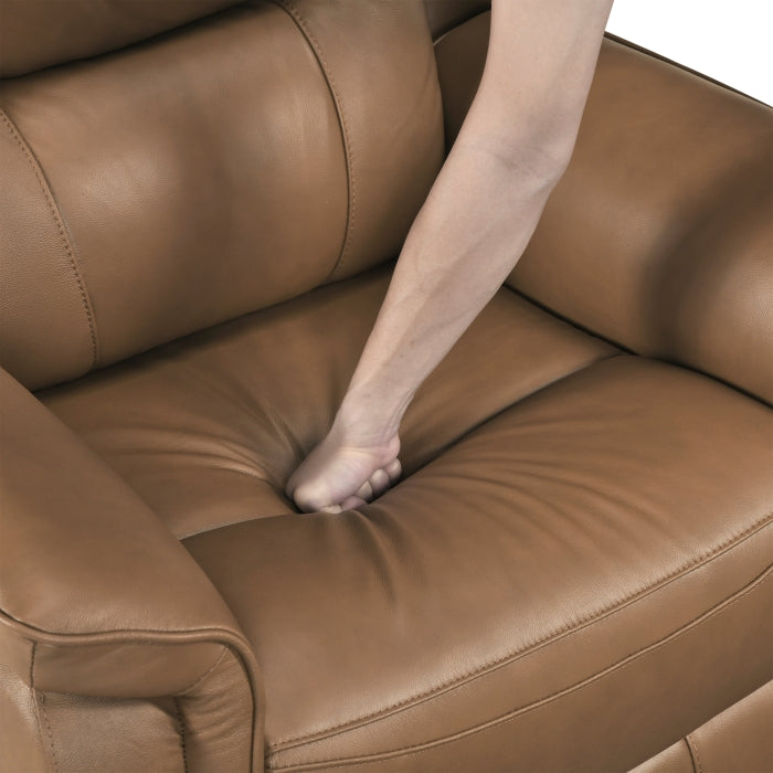 Haven Power Double Reclining Sofa (8301BRW-3PW)