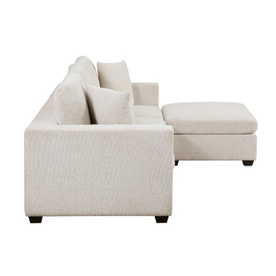Serenity 4-Piece Modular Sectional with Ottoman