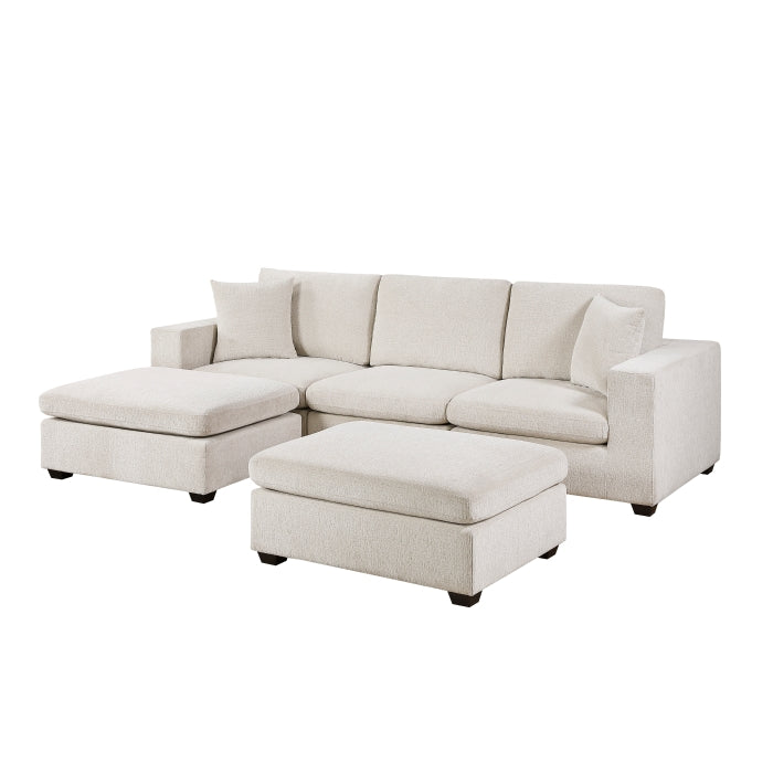 Serenity 5-Piece Modular Sectional with Two Ottomans