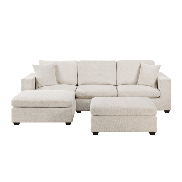 Serenity 5-Piece Modular Sectional with Two Ottomans