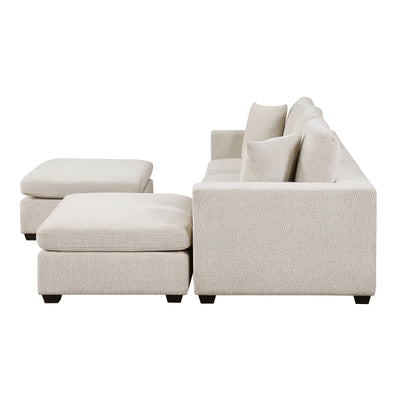 Serenity 5-Piece Modular Sectional with Two Ottomans